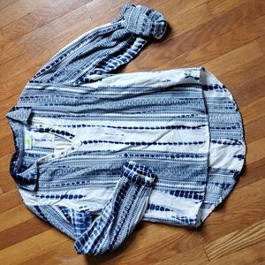 Solito Blue Tie Dye Top